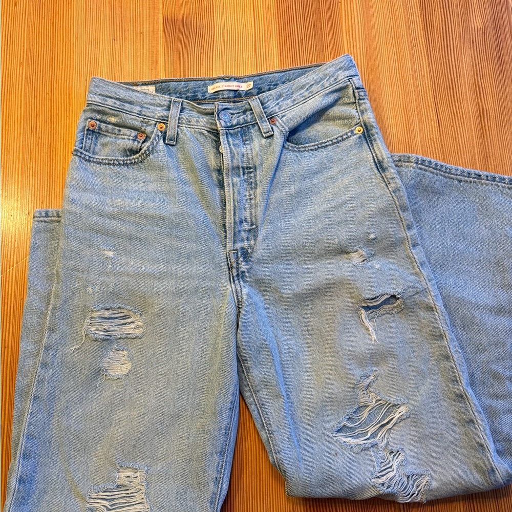 Levi’s ribcage straight ankle